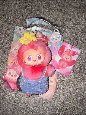 Pop Mart Labubu Big Into Energy Love Red authentic with included outfit